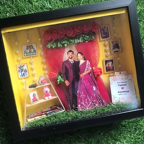 Craftosuit Unique Personalized Miniature 3D Frame