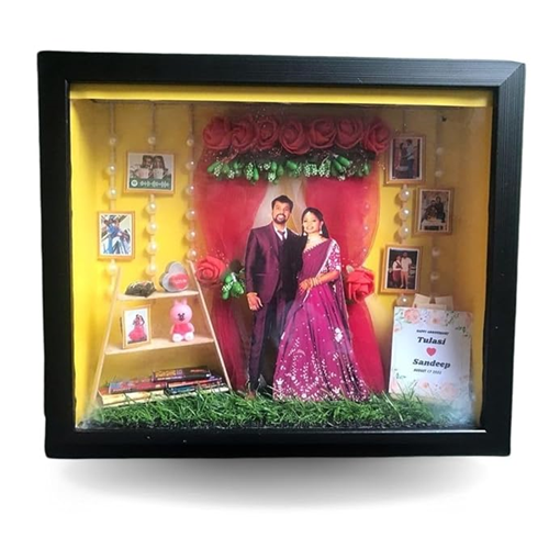 Craftosuit Unique Personalized Miniature 3D Frame